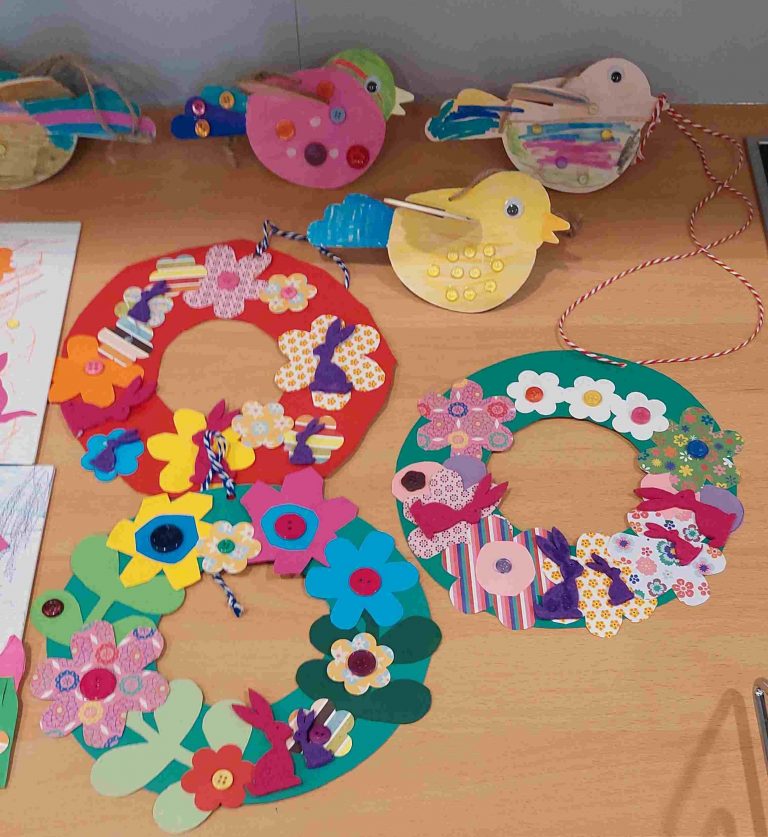 Eltern-Kind-Basteln KiTa Frühjahr
